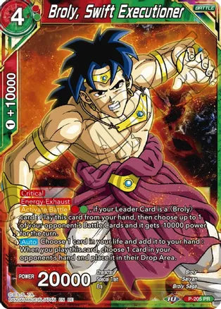 Broly, Swift Executioner [P-205] | Devastation Store