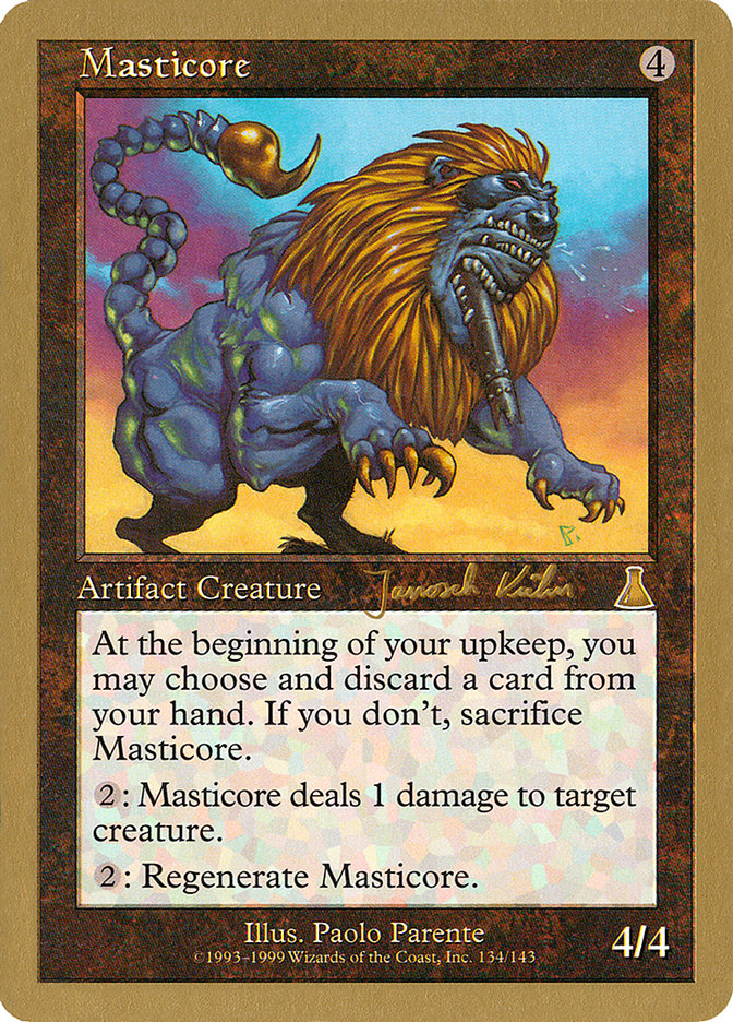 Masticore (Janosch Kuhn) [World Championship Decks 2000] | Devastation Store