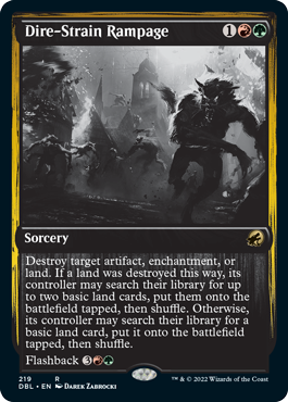 Dire-Strain Rampage [Innistrad: Double Feature] | Devastation Store