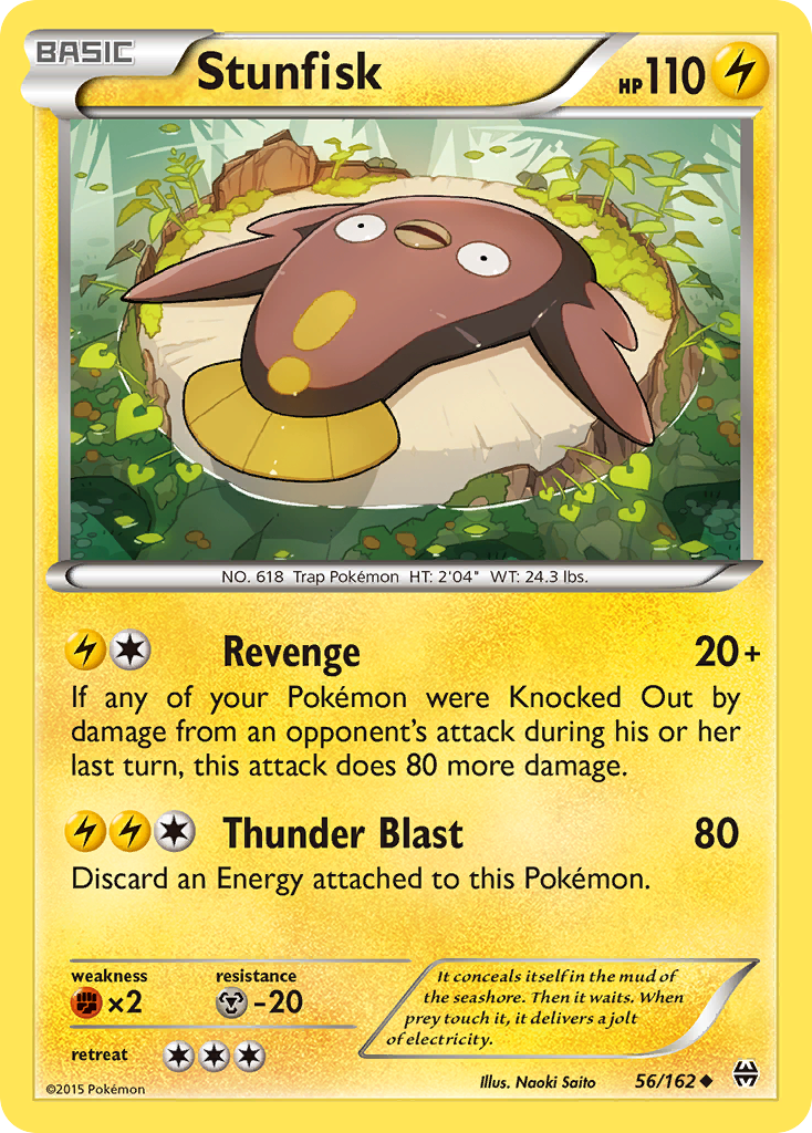 Stunfisk (56/162) [XY: BREAKthrough] | Devastation Store