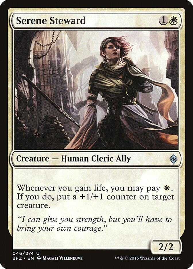Serene Steward [Battle for Zendikar] - Devastation Store | Devastation Store