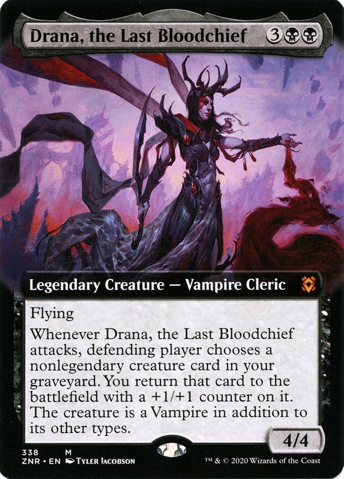 Drana, the Last Bloodchief (Extended) [Zendikar Rising] | Devastation Store