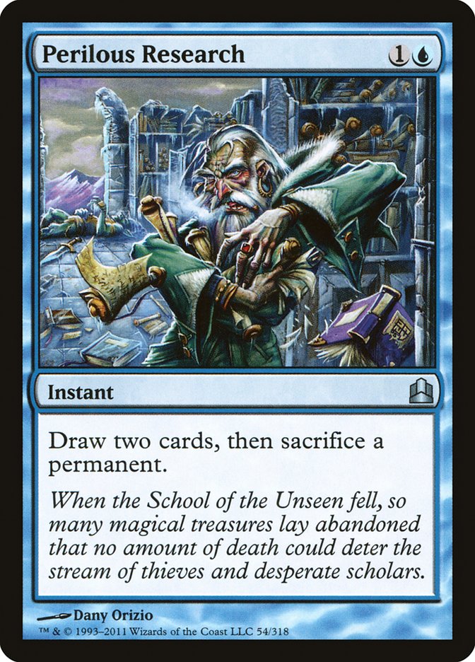 Perilous Research [Commander 2011] - Devastation Store | Devastation Store
