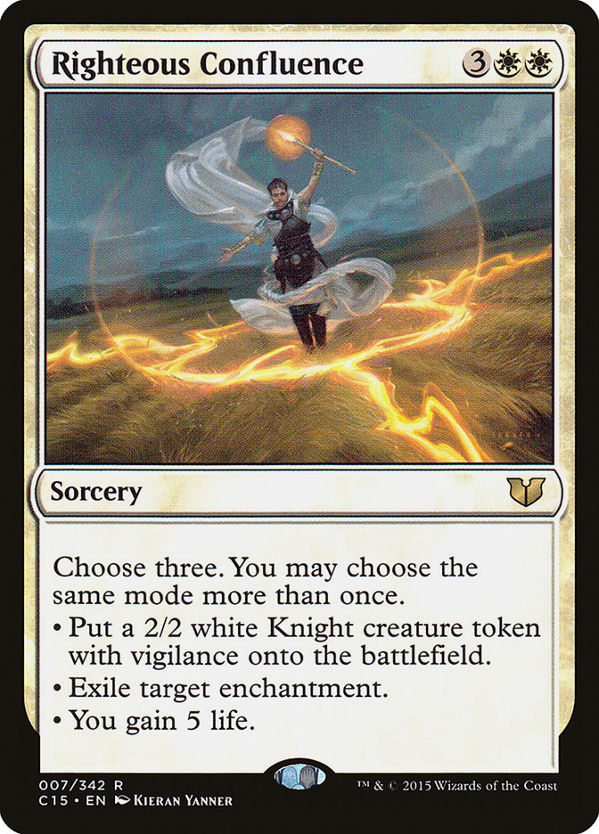 Righteous Confluence [Commander 2015] | Devastation Store