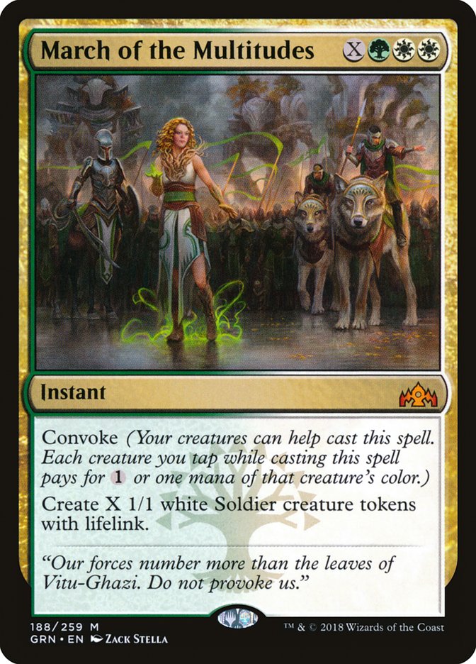 March of the Multitudes [Guilds of Ravnica] - Devastation Store | Devastation Store