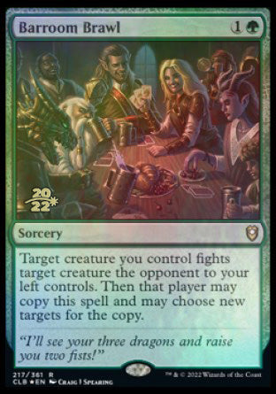 Barroom Brawl [Commander Legends: Battle for Baldur's Gate Prerelease Promos] | Devastation Store