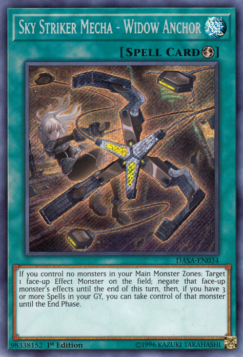 Sky Striker Mecha - Widow Anchor [DASA-EN034] Secret Rare | Devastation Store