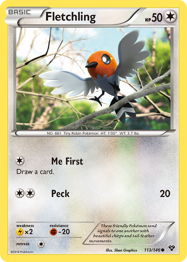 Fletchling (113/146) [XY: Base Set] | Devastation Store