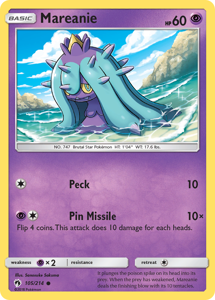 Mareanie (105/214) [Sun & Moon: Lost Thunder] | Devastation Store