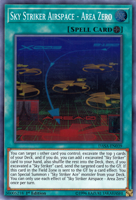 Sky Striker Airspace - Area Zero [DASA-EN039] Super Rare | Devastation Store