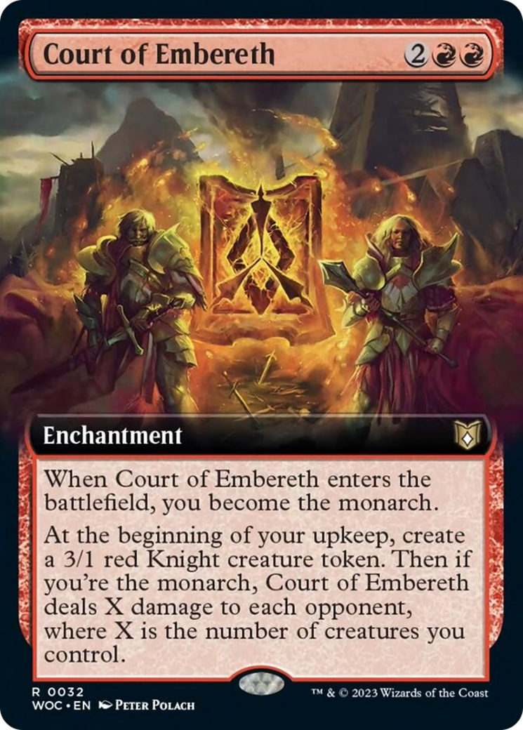 Court of Embereth (Extended Art) [Wilds of Eldraine Commander] | Devastation Store