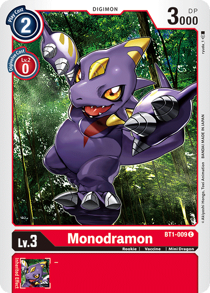 Monodramon [BT1-009] [Release Special Booster Ver.1.0] | Devastation Store