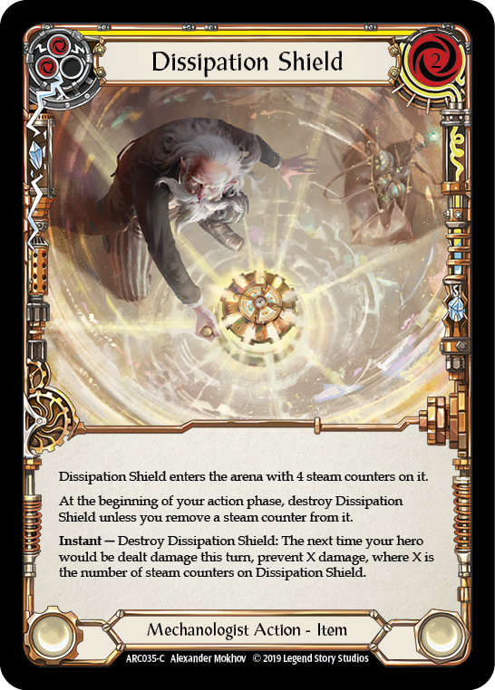 Dissipation Shield [ARC035-C] 1st Edition Rainbow Foil - Devastation Store | Devastation Store