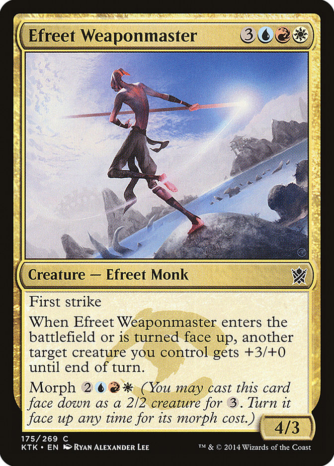 Efreet Weaponmaster [Khans of Tarkir] - Devastation Store | Devastation Store