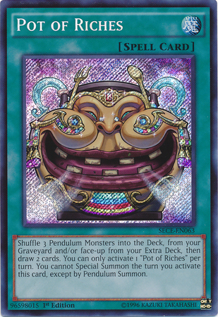 Pot of Riches [SECE-EN063] Secret Rare | Devastation Store
