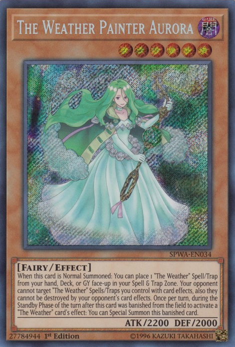 The Weather Painter Aurora [SPWA-EN034] Secret Rare | Devastation Store