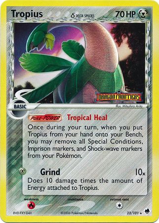 Tropius (23/101) (Delta Species) (Stamped) [EX: Dragon Frontiers] | Devastation Store