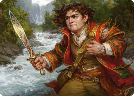 Frodo Baggins Art Card (16/81) [The Lord of the Rings: Tales of Middle-earth Art Series] | Devastation Store