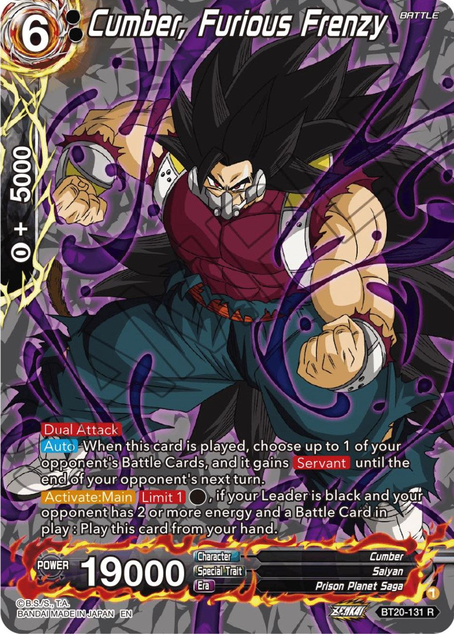 Cumber, Furious Frenzy (Silver Foil) (BT20-131) [Power Absorbed] | Devastation Store