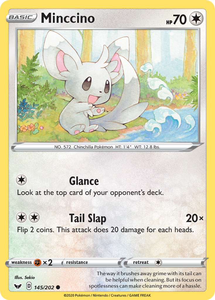 Minccino (145/202) [Sword & Shield: Base Set] | Devastation Store