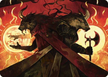 Hurloon Battle Hymn Art Card [Dominaria United Art Series] | Devastation Store