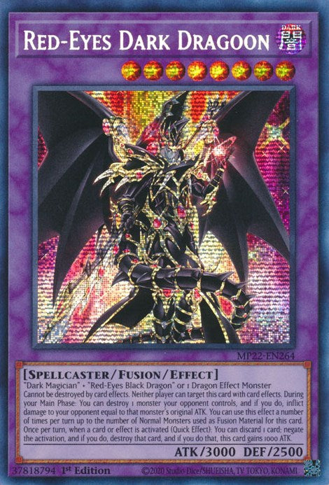 Red-Eyes Dark Dragoon [MP22-EN264] Prismatic Secret Rare | Devastation Store