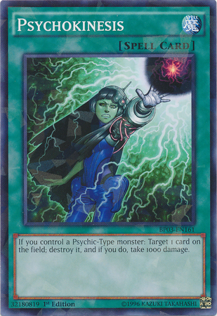 Psychokinesis [BP03-EN161] Shatterfoil Rare | Devastation Store