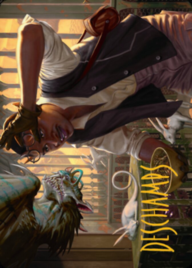 Bennie Bracks, Zoologist Art Card (Gold-Stamped Signature) [Streets of New Capenna Art Series] | Devastation Store