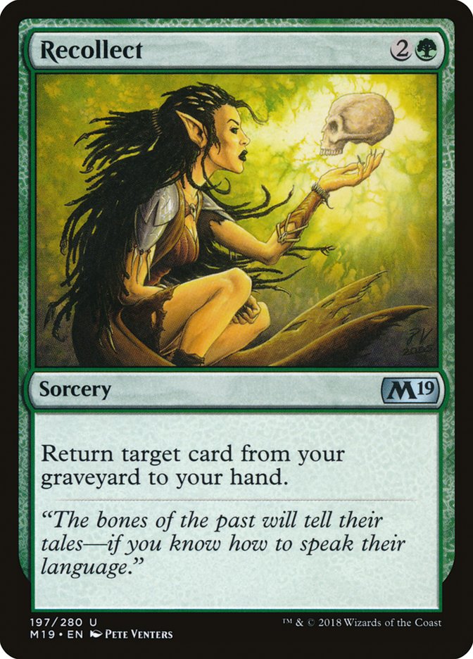 Recollect [Core Set 2019] | Devastation Store