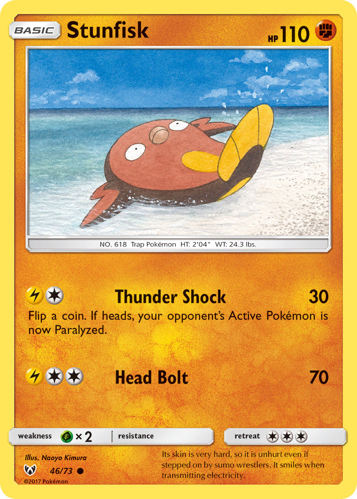 Stunfisk (46/73) [Sun & Moon: Shining Legends] | Devastation Store