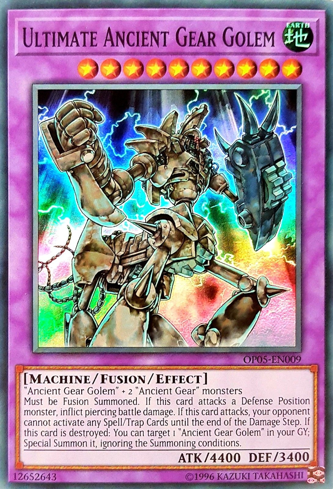 Ultimate Ancient Gear Golem [OP05-EN009] Super Rare | Devastation Store