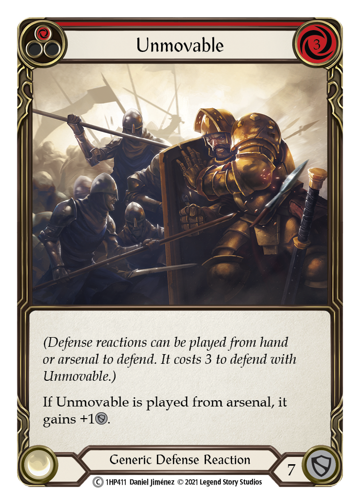 Unmovable (Red) [1HP411] | Devastation Store