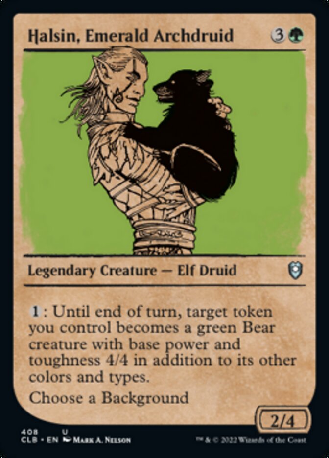Halsin, Emerald Archdruid (Showcase) [Commander Legends: Battle for Baldur's Gate] | Devastation Store