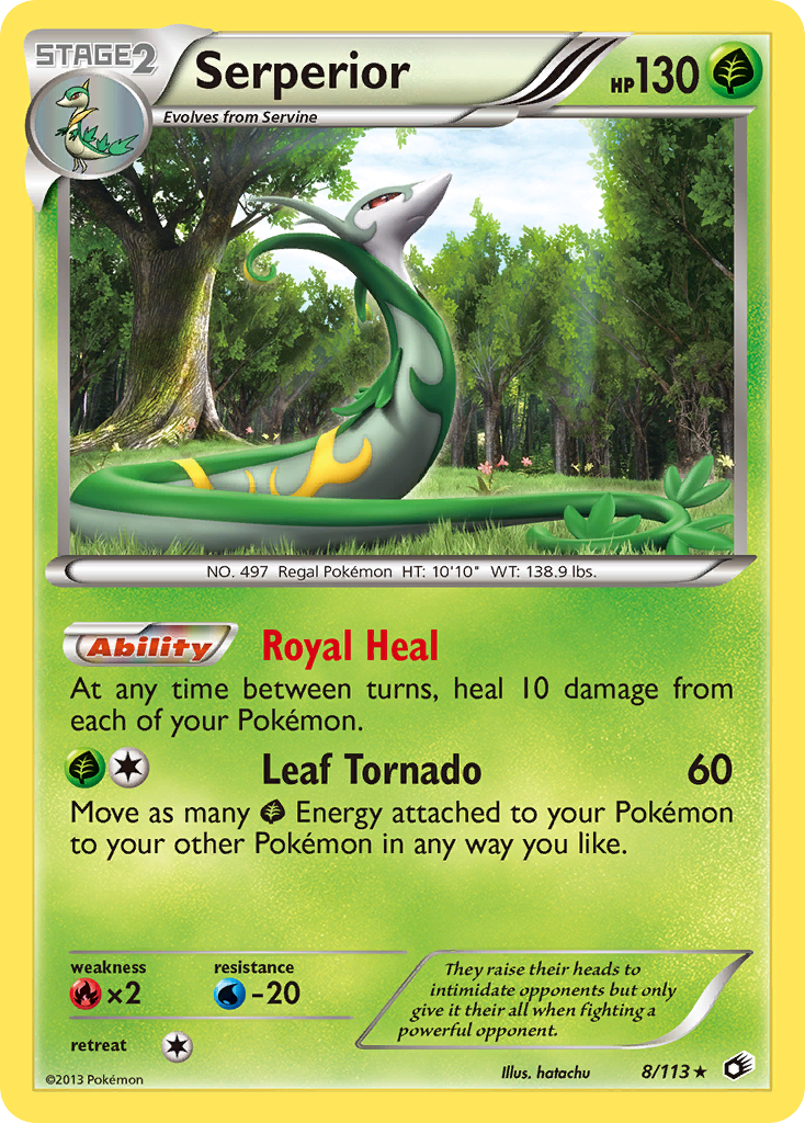 Serperior (8/113) [Black & White: Legendary Treasures] | Devastation Store