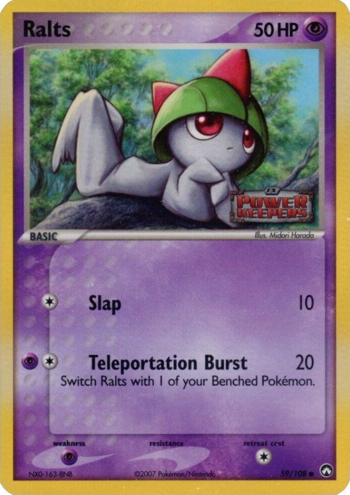 Ralts (59/108) (Stamped) [EX: Power Keepers] | Devastation Store