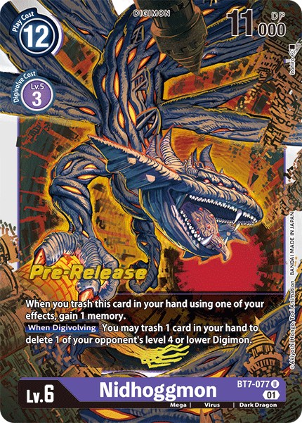 Nidhoggmon [BT7-077] [Next Adventure Pre-Release Cards] | Devastation Store