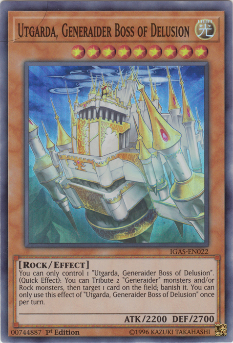 Utgarda, Generaider Boss of Delusion [IGAS-EN022] Super Rare | Devastation Store
