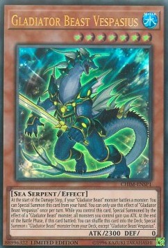 Gladiator Beast Vespasius [CHIM-ENSP1] Ultra Rare | Devastation Store