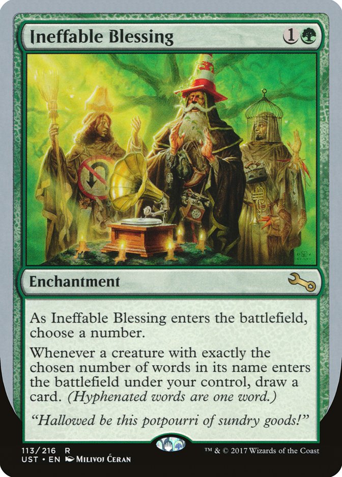 Ineffable Blessing ("choose a number") [Unstable] - Devastation Store | Devastation Store