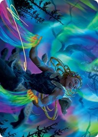 Esika, God of the Tree Art Card (Gold-Stamped Signature) [Kaldheim: Art Series] | Devastation Store