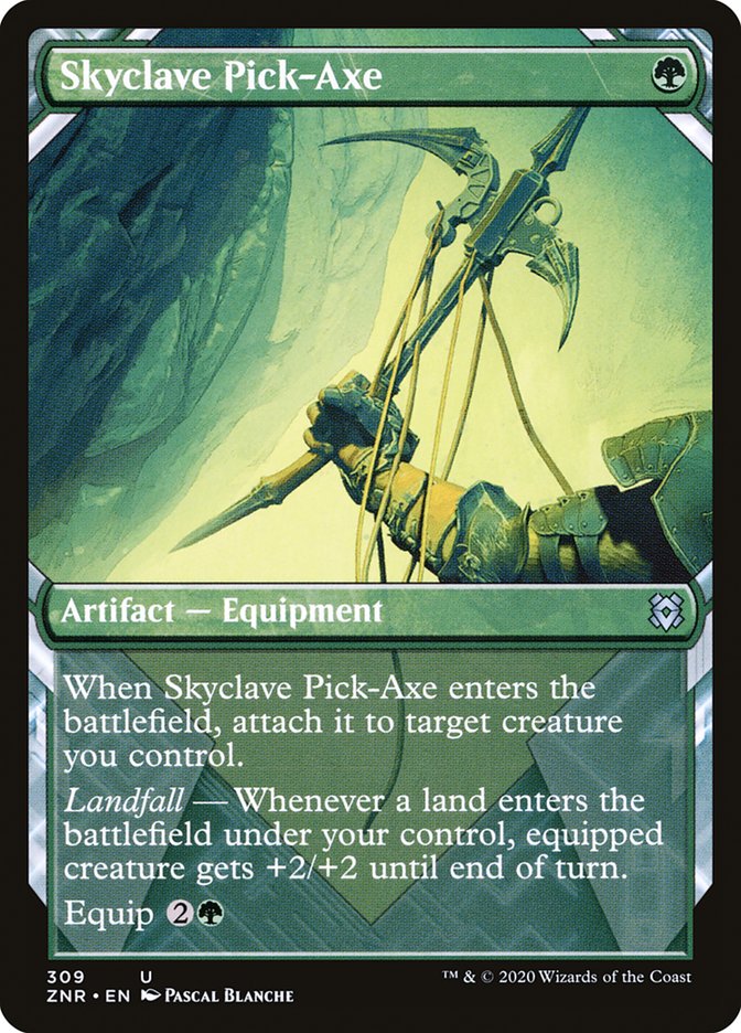 Skyclave Pick-Axe (Showcase) [Zendikar Rising] | Devastation Store