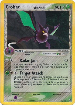 Crobat (2/113) (Delta Species) (Stamped) [EX: Delta Species] | Devastation Store