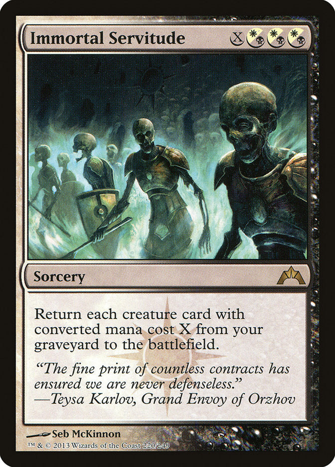 Immortal Servitude [Gatecrash] - Devastation Store | Devastation Store
