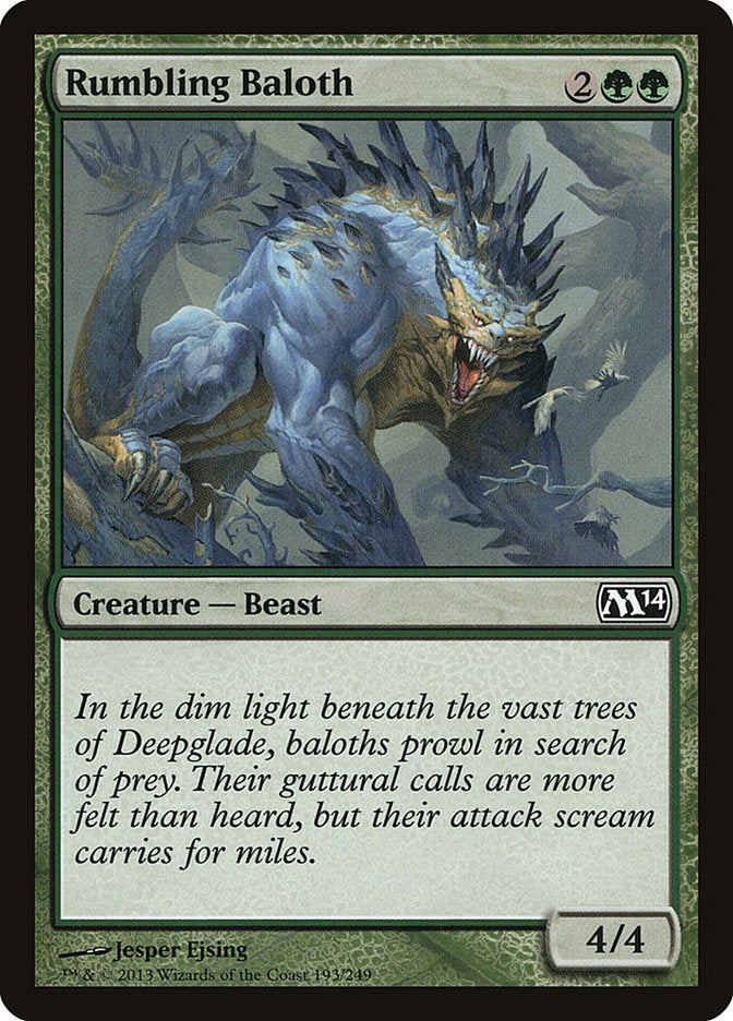 Rumbling Baloth [Magic 2014] | Devastation Store