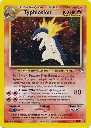 Typhlosion (18/111) [Neo Genesis Unlimited] | Devastation Store