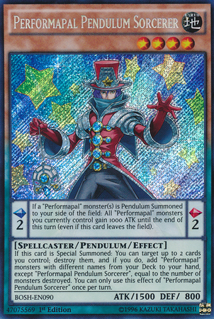 Performapal Pendulum Sorcerer [BOSH-EN090] Secret Rare | Devastation Store
