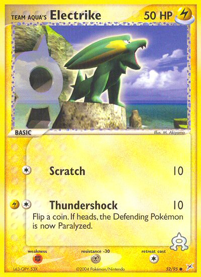Team Aqua's Electrike (52/95) [EX: Team Magma vs Team Aqua] | Devastation Store