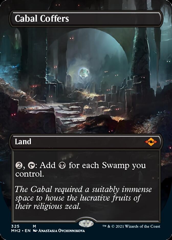 Cabal Coffers (Borderless Alternate Art) [Modern Horizons 2] | Devastation Store