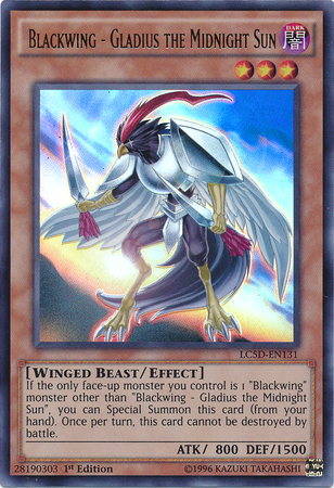 Blackwing - Gladius the Midnight Sun [LC5D-EN131] Ultra Rare | Devastation Store
