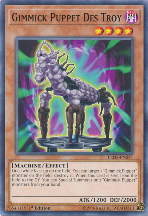Gimmick Puppet Des Troy [LED5-EN041] Common | Devastation Store